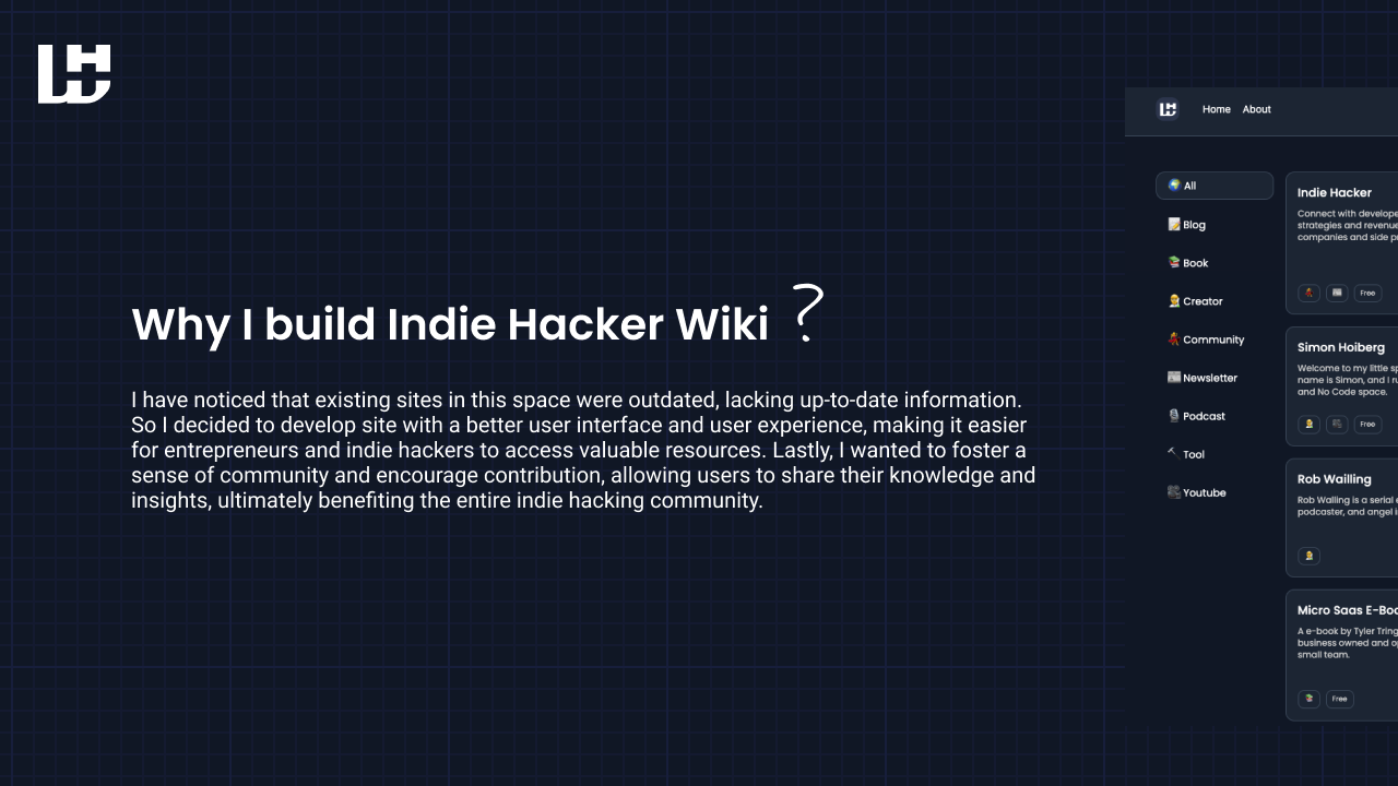Indie Hackers Wiki